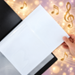 All I Need is Music - Gold Treble Clef A4 Display Folder with 20 Clear Pockets