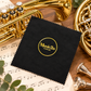 Black Suede Silver Polish Instrument Cloth (15cm x 15cm)