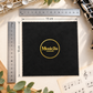 Black Suede Silver Polish Instrument Cloth (15cm x 15cm)