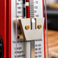 Mini Mechanical Ticking Metronome with Dust Cover (Red)