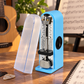 Mini Mechanical Ticking Metronome with Dust Cover (Blue)