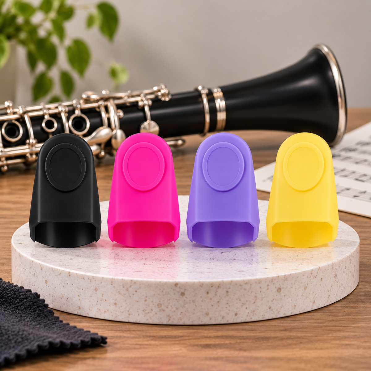Sundry & Sound Co -  Lilac Silicone Clarinet Mouthpiece Cap