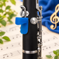 Sundry & Sound Co - Black Silicone Clarinet/Oboe Thumb Rest