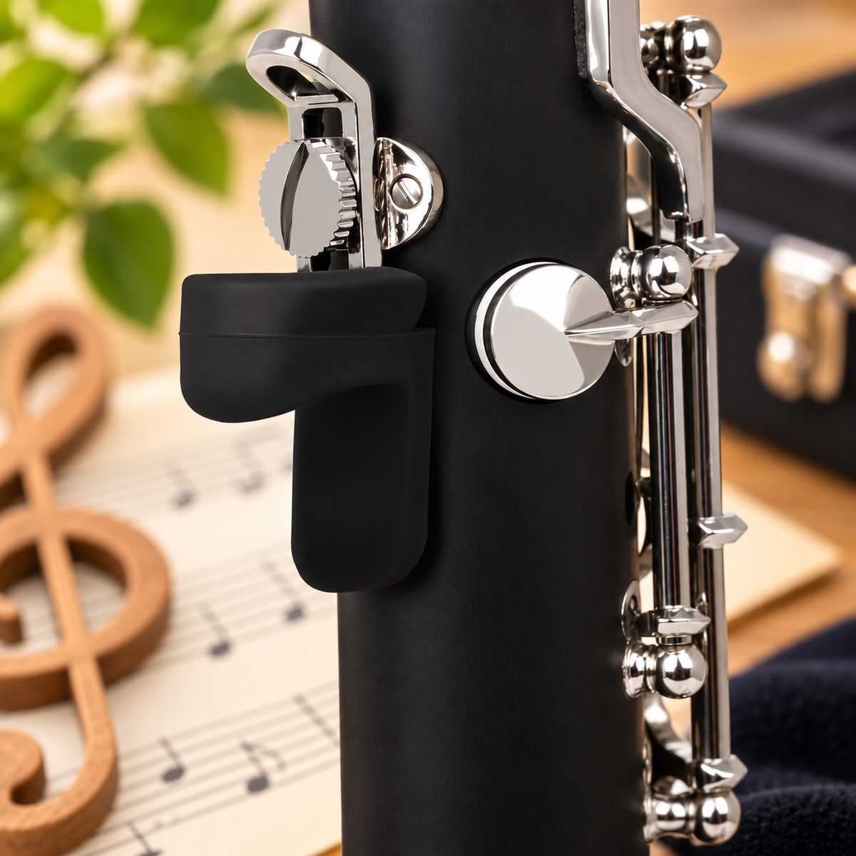 Sundry & Sound Co - Black Silicone Clarinet/Oboe Thumb Rest