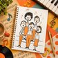 A5 Little Choir of Voices Spiral Notebook (100 Pages)