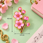 Pink Cherry Blossom Enamel Pin