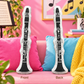 Sundry & Sound Co -3D Classic Clarinet Shaped Cushion 40cm - Preorder/Coming Soon/Limited Stock