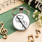 Back and White Clarinet Glass Keyrings (2 x Pack)