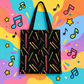 Colourful Recorder Theme Tote Bag – 40cm x 35cm