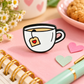 Sundry & Sound Co- Mini White Teacup Enamel Pin
