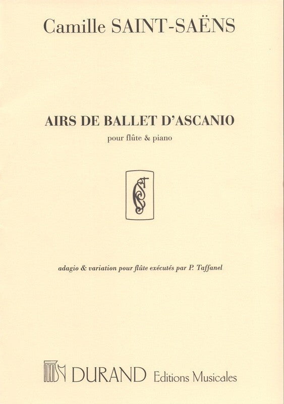 Saint Saens - Airs De Ballet Dascanio For Flute/Piano
