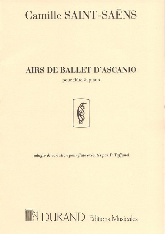 Saint Saens - Airs De Ballet Dascanio For Flute/Piano