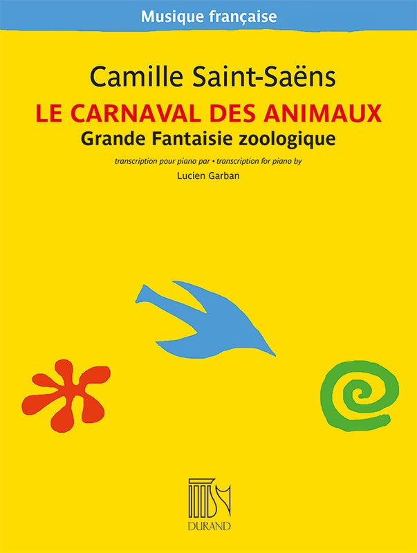 Saint-Saens - Carnival Of The Animals For Piano