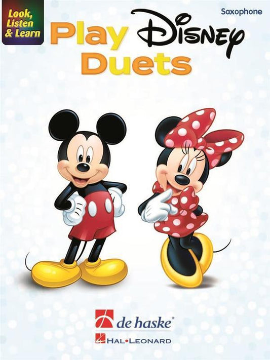 Look Listen & Learn Play Disney Duets For Saxophone