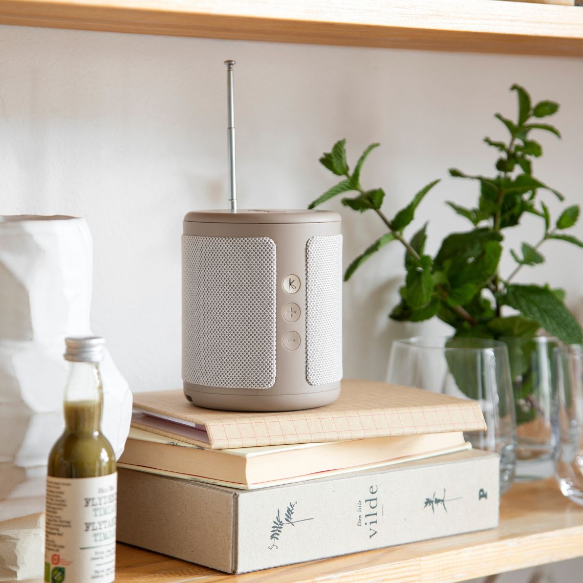 Kreafunk Dabbie Dab+/Fm Radio W/ Bluetooth - Ivory Sand