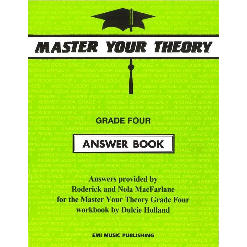 MASTER YOUR THEORY ANSWER BK 4 - Music2u