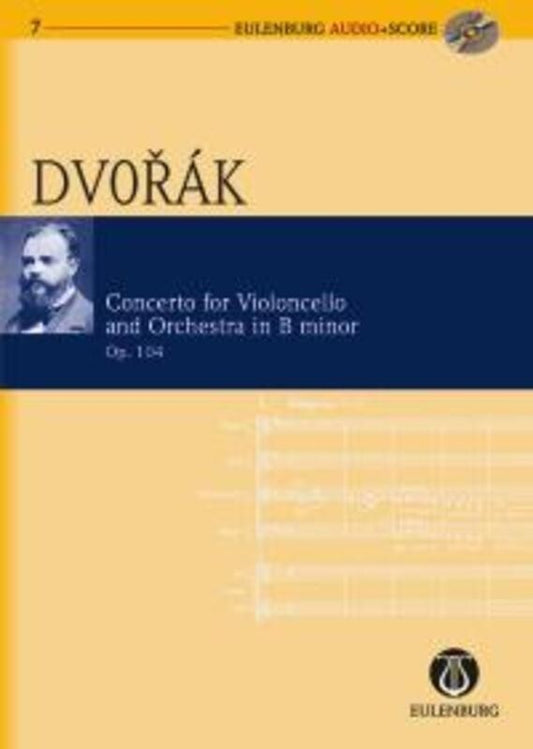 Dvorak - Cello Concerto B Min Op 104 Study Score Bk/Cd