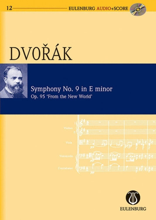 Dvorak - Symphony No 9 E Min Op 95 Study Score Bk/Cd