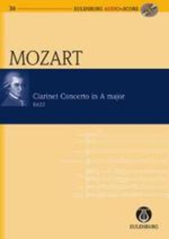 Mozart - Clarinet Concerto A K 622 Study Score Bk/Cd
