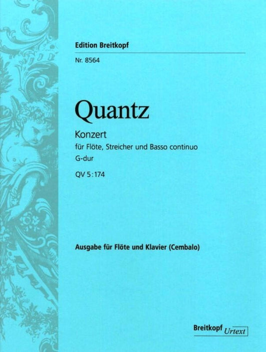 Quantz - Concerto G Qv5/174 Flute/Piano