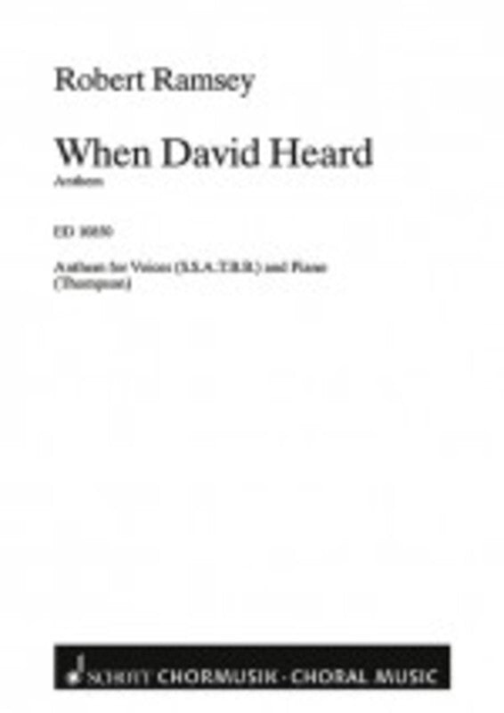 When David Heard That Absolon Was Slain - SSATT Vocal Sheet Music