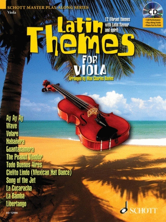 Latin Themes Viola Book/Cd