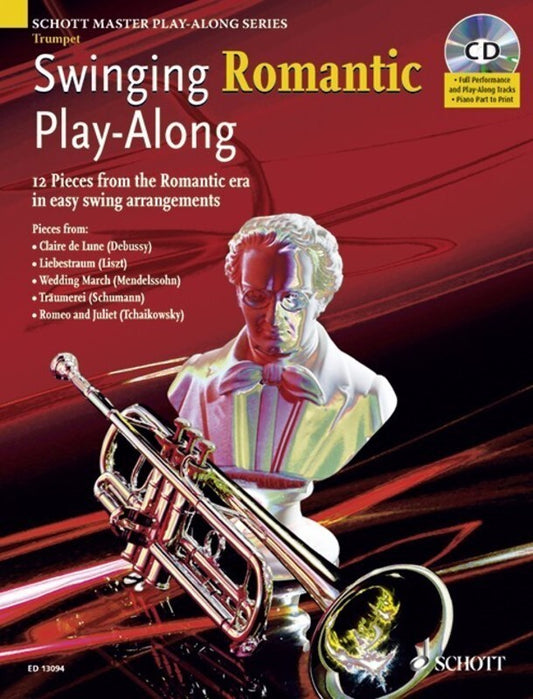 Swinging Romantic Play Along Trumpet Book/Cd