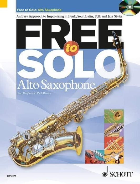 Free To Solo Alto Sax Bk/Cd