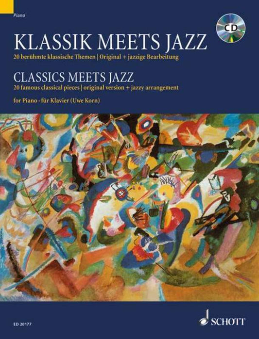 Classics Meet Jazz Vol 1 Piano Bk/Cd Arr Korn