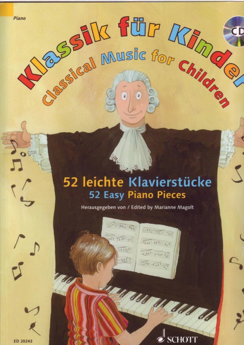 Classical Music For Children Bk/Cd Arr Magolt