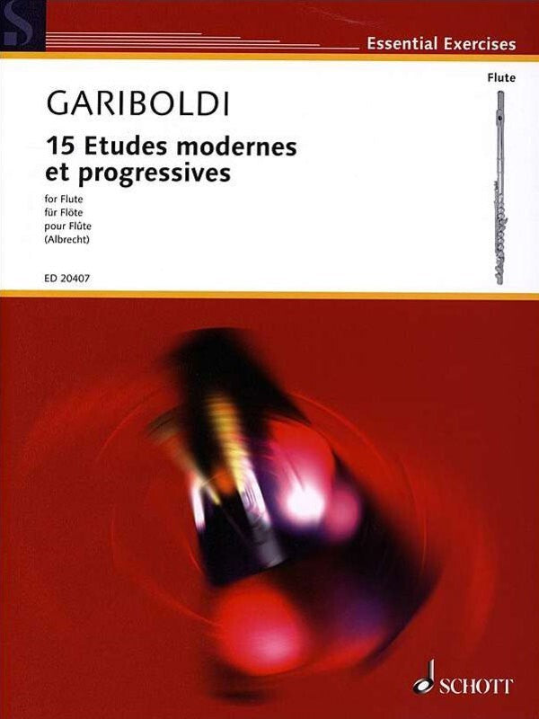 Gariboldi - 15 Etudes Modernes Et Progressives Flute