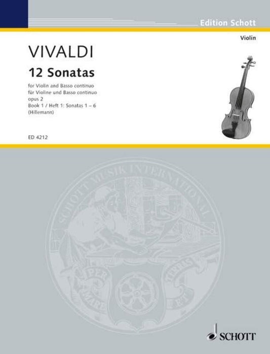Vivaldi - 12 Sonatas Op 2 Bk 1 Nos 1-6 Violin/Piano