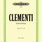 Clementi - Sonatinas Op 36 37 38 For Piano Book & Keyboard