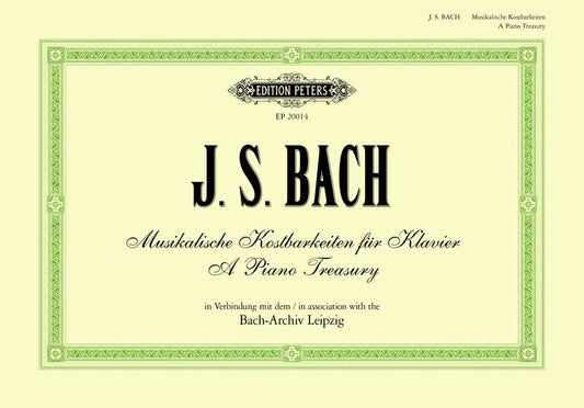 Js Bach - A Piano Treasury - Edition Peters