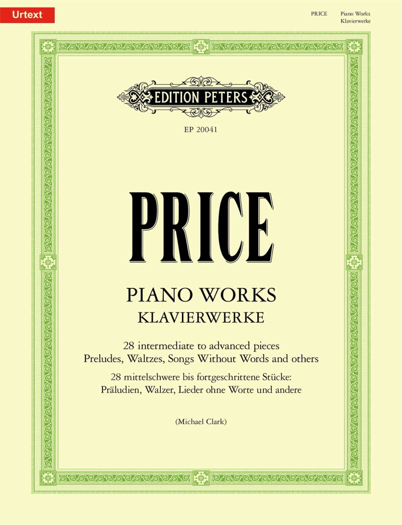 Price - Piano Works 28 Intermediate To Advanced Pieces - Edition Peters