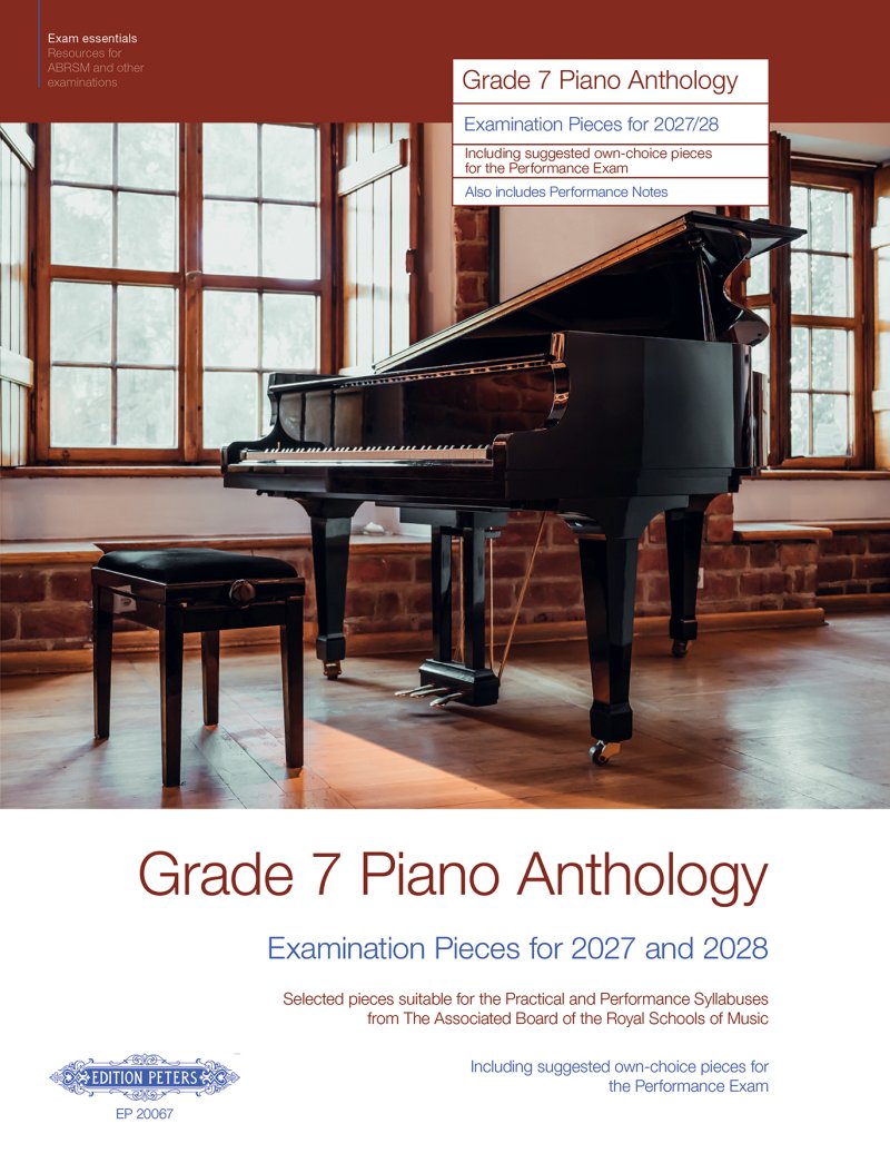 Grade 7 Piano Anthology Abrsm Examination Pieces 2027-2028 - Edition Peters