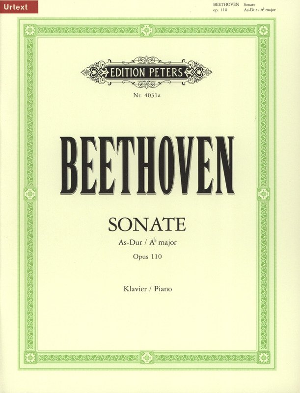Beethoven - Sonata A Flat Op 110 Piano