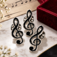 Sundry & Sound Co - Mini Silver & Black Treble Clef Band Lapel Pin