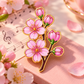 Pink Cherry Blossom Enamel Pin