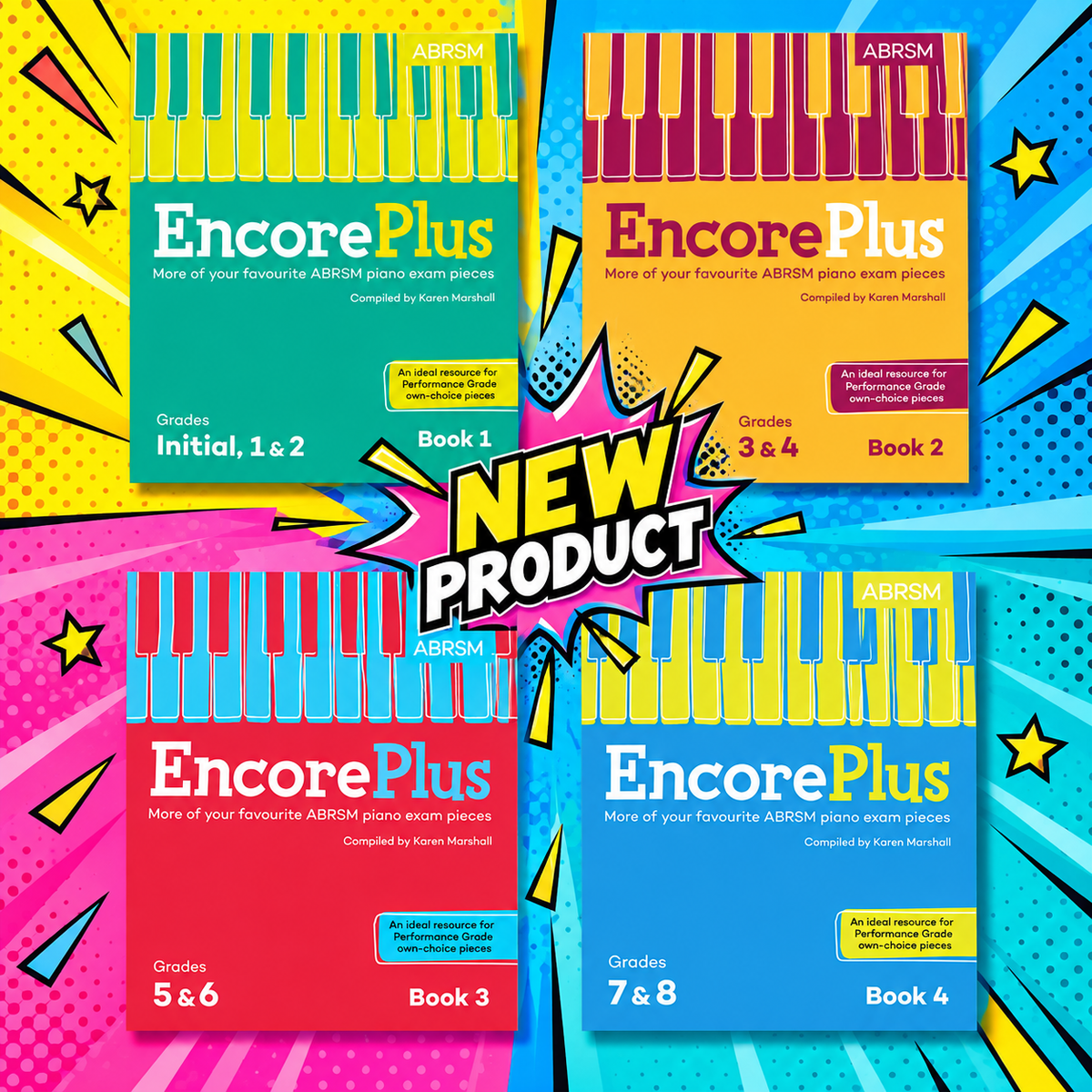 ABRSM Encore Plus Piano Book 1 with Audio Access– Initial–Grade 2 – NEW RELEASE OCT 2026