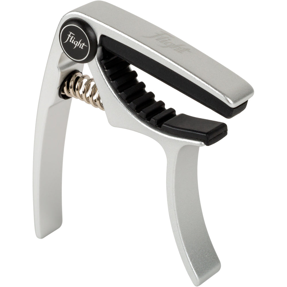 Flight Aluminium Ukulele Capo Silver Musical Instruments & Accessories