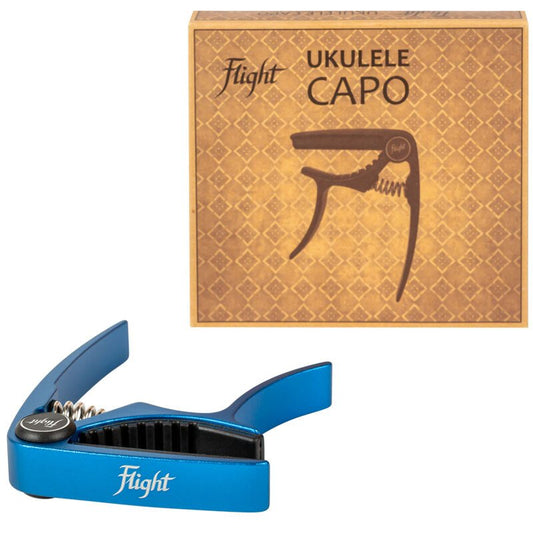 Flight Aluminium Ukulele Capo Blue