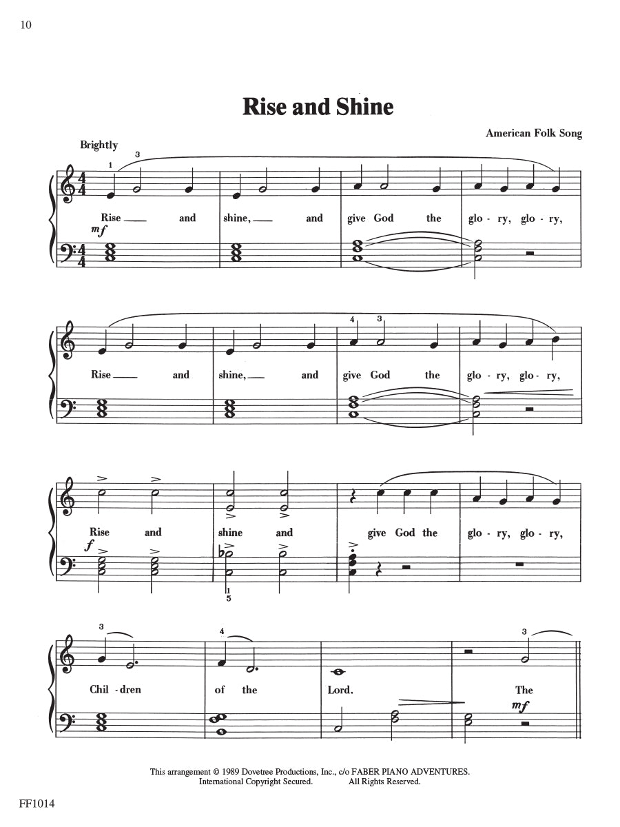 Faber Piano Adventures: ChordTime Piano Favorites Level 2B Book