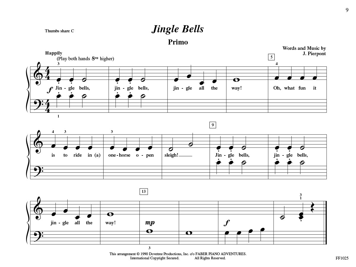 Faber Piano Adventures: DuetTime Christmas Primer Book