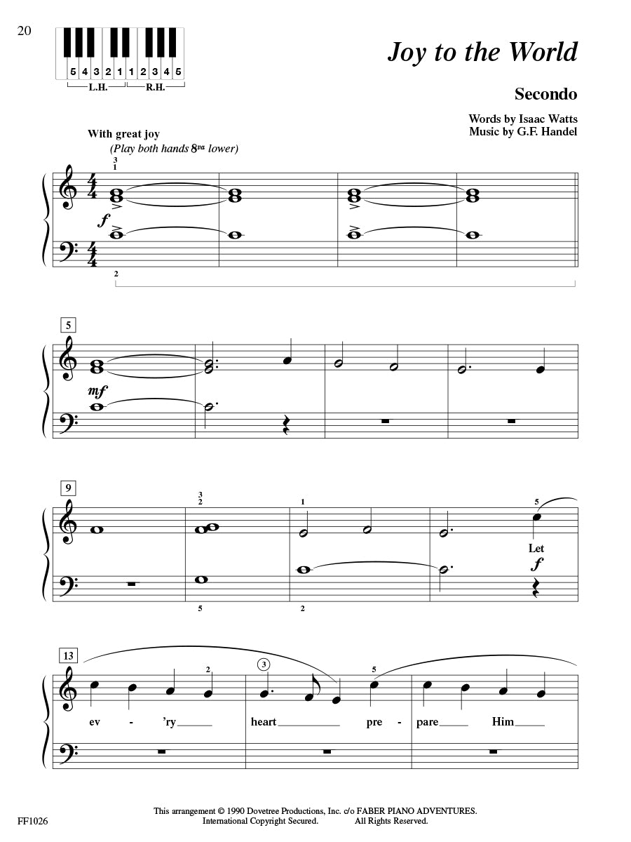 PlayTime Piano, Level 1 (5-Finger Melodies): Christmas by Nancy Faber