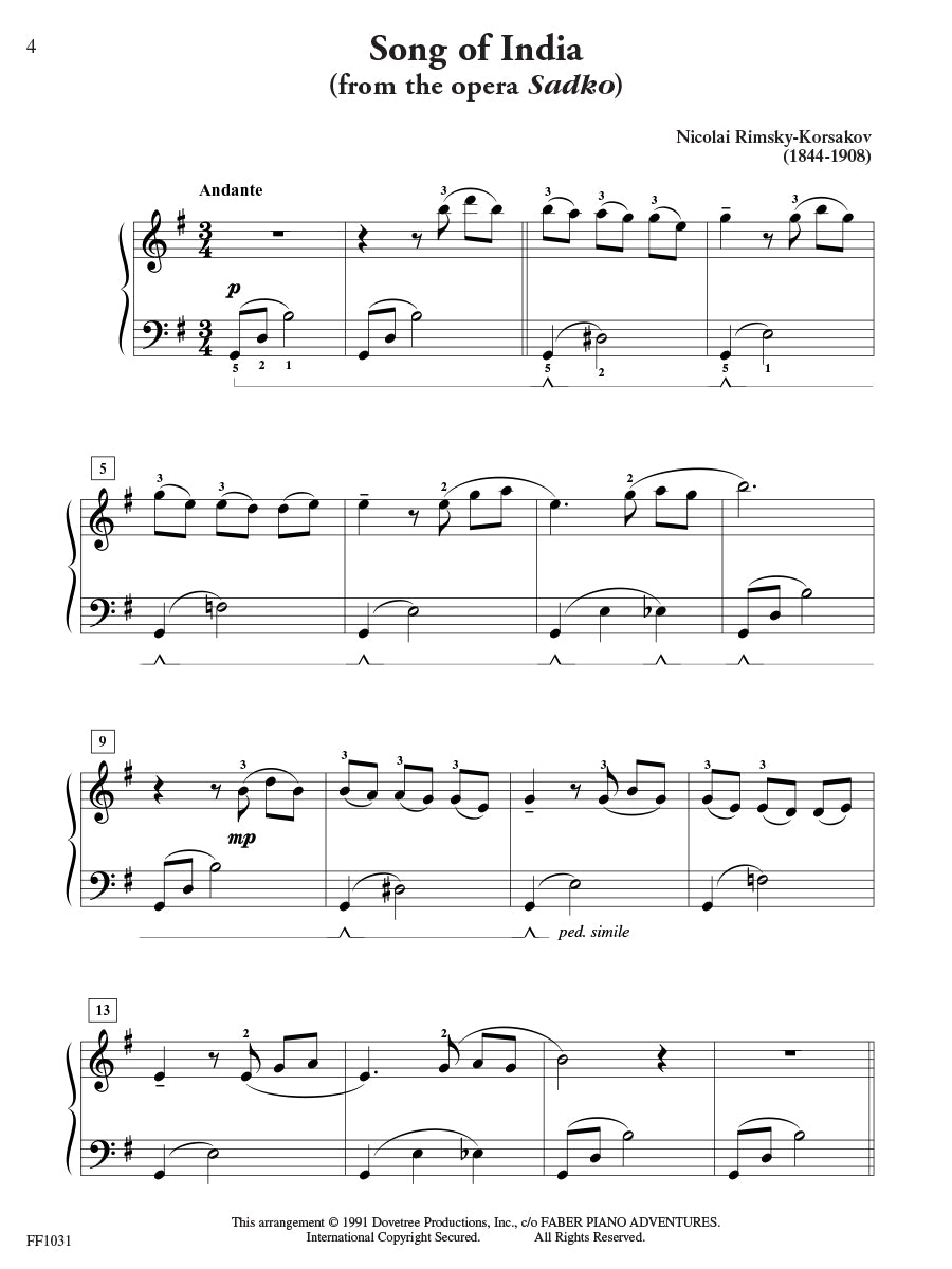 Faber Piano Adventures: BigTime Classics Level 4 Book