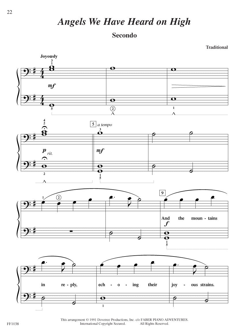 Faber Piano Adventures: DuetTime Piano Christmas Book 2