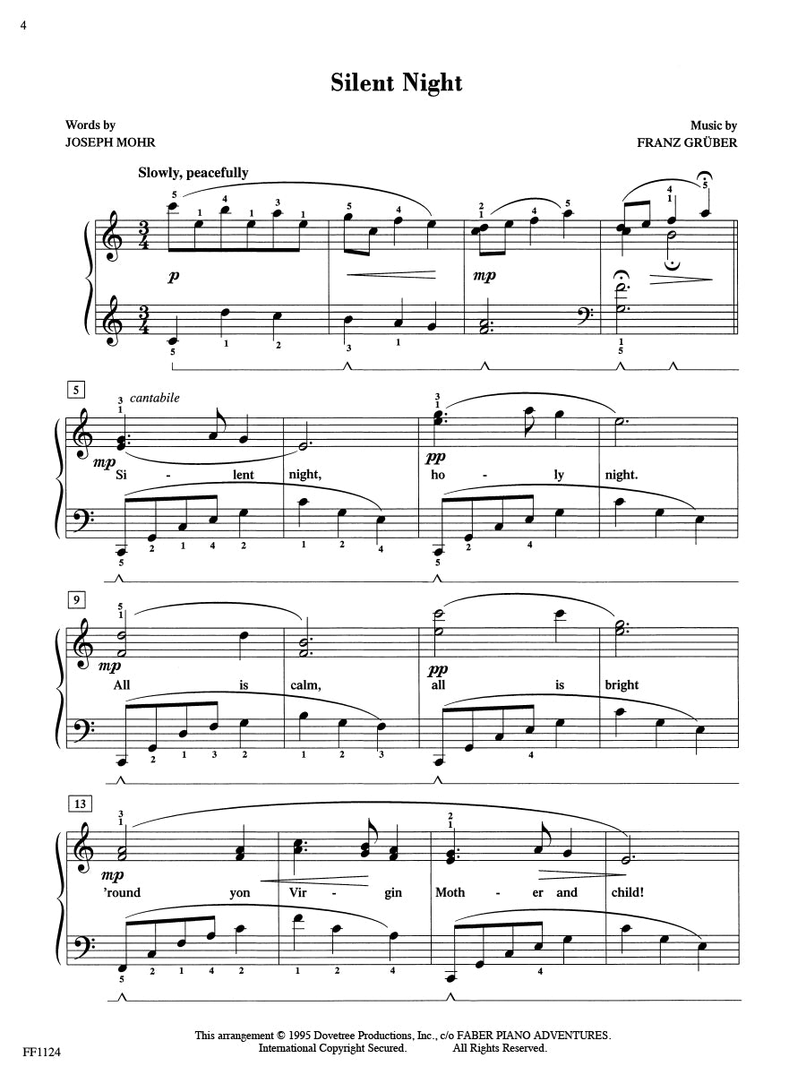 Faber Piano Adventures: AdvanceTime Christmas Piano Level 5 Book