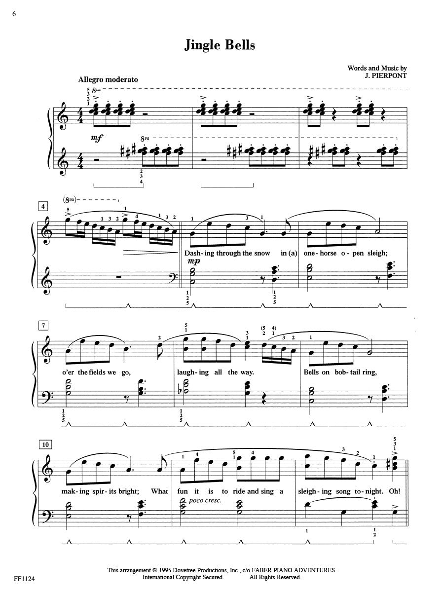 Faber Piano Adventures: AdvanceTime Christmas Piano Level 5 Book