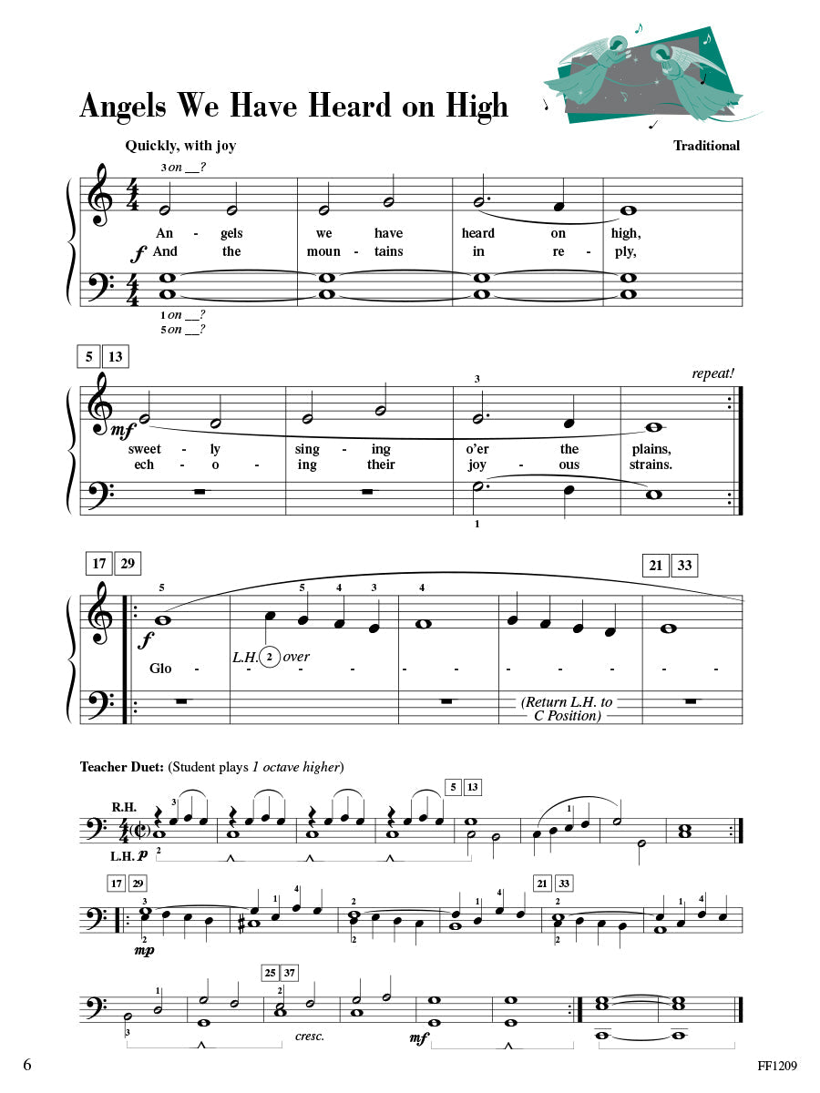 Accelerated Piano Adventures: Christmas Book 1